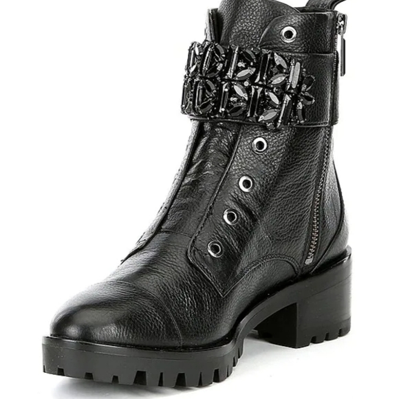 Karl Lagerfeld Shoes - COPY - KARL LAGERFELD JEWELED COMBAT BOOTS 6 6.5 8.5 9 10